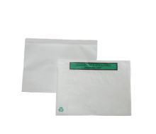 Paklijstenveloppen papier, DL blanco