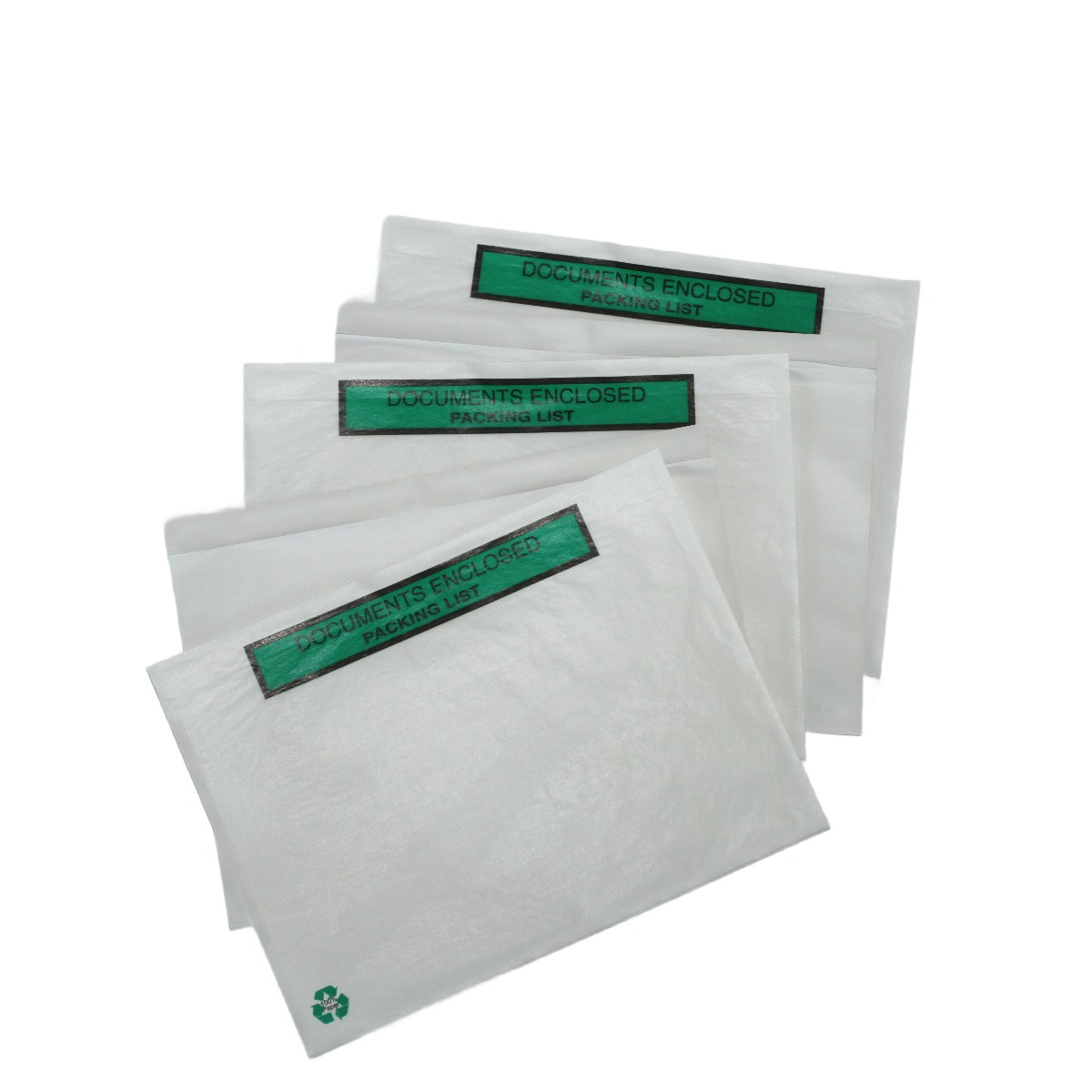 Paklijst papier groen